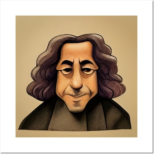 Baruch Spinoza Caricature Posters and Art